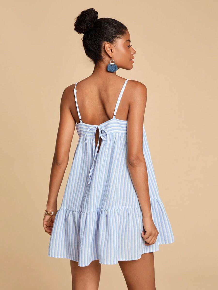 Travachic Vestido de alça fina para verão e férias, estampa floral, estilo de férias, looks de férias para mulheres, looks de férias na praia, looks de verão para mulheres, vestidos de verão para mulheres, vestidos para mulheres, vestido de verão